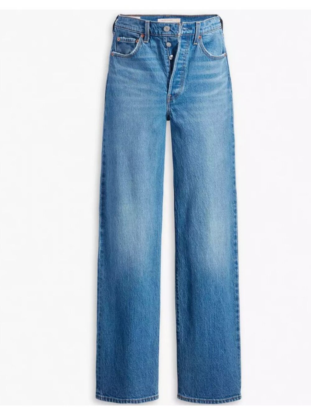 Levi's Premium Rikcage Full Length Women's 28x34 Jeans Dance Around Medium Wash - Picture 4 of 8